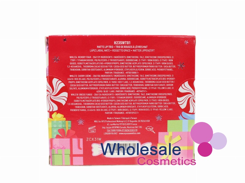 6 x NYX Professional Makeup Smooth Whip Matte Lip Trio - 01