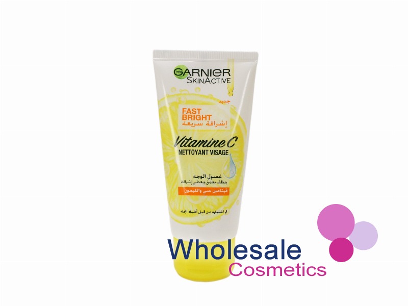 264 x Garnier Fast Bright Vitamin C Nettoyant Visage 50ml