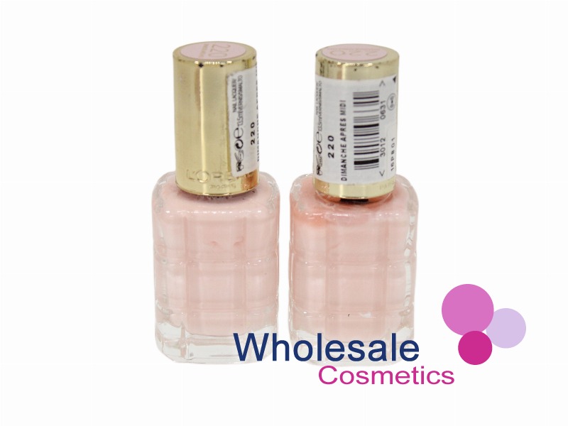 6 x L'Oreal Color Riche Nail Polish - 220 DIMANCHE APRES-MIDI