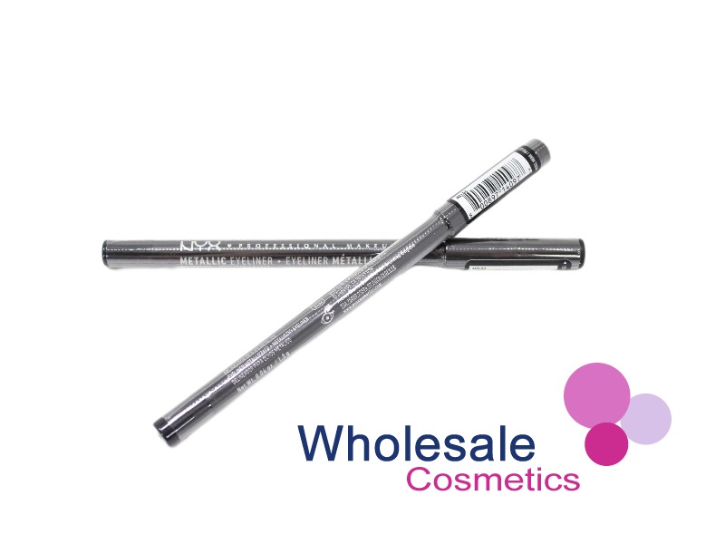 12 x NYX Professional Makeup Metallic Eyeliner - 06 BLACK METAL