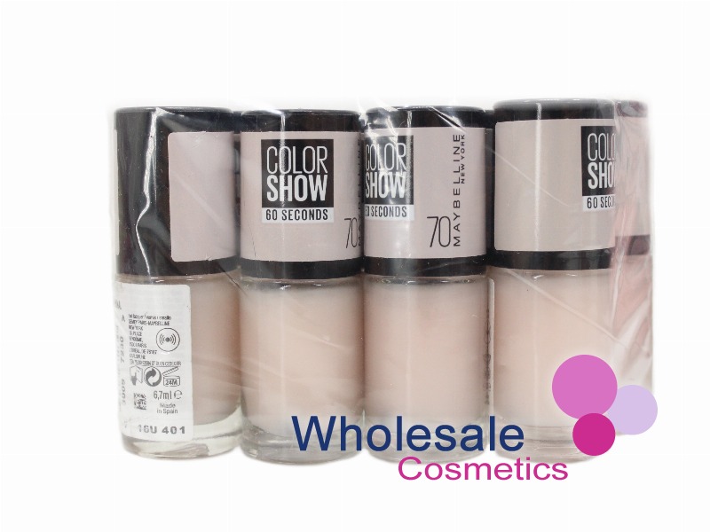 8 x Maybelline Colorshow 60 Seconds Nail Polish - 70 BALLERINA