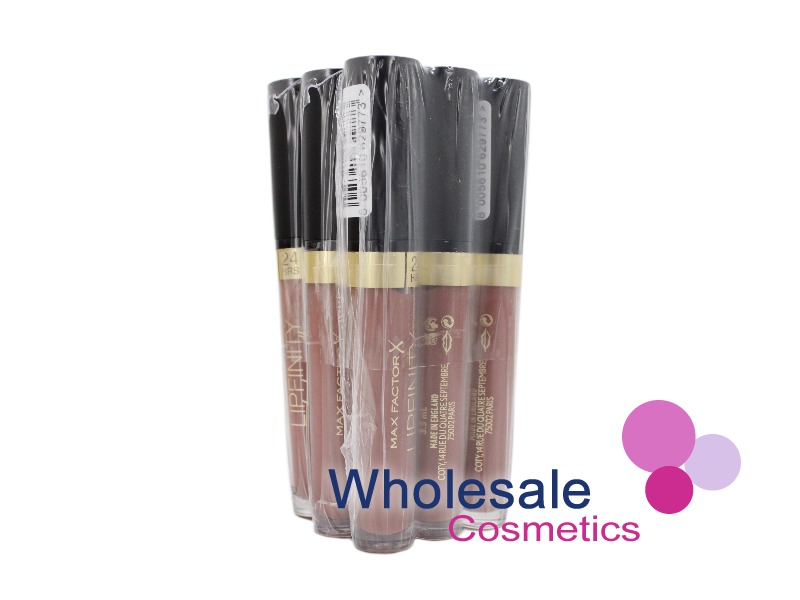 9 x Max Factor Lipfinity Velvet Matte Lip Colour - 035 ELEGANT BROWN