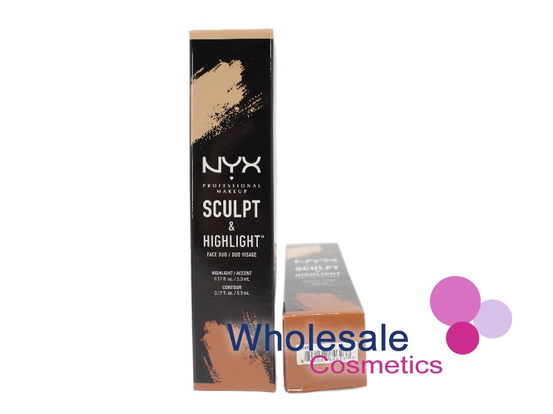 1 x NYX Sculpt & Highlight Face Duo - 02 ALMOND/LIGHT