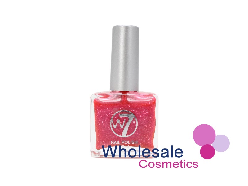 12 x W7 Nail Polish - 13 PINK STARS