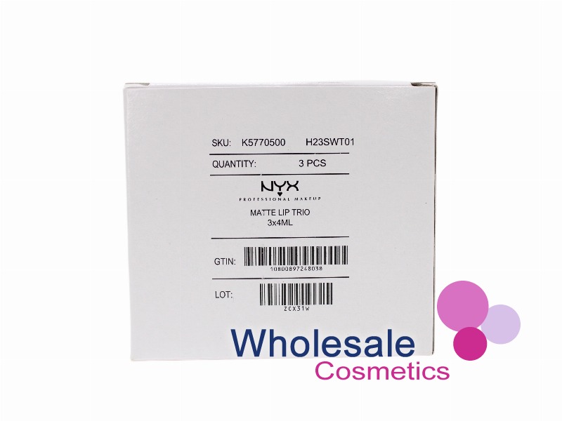 6 x NYX Professional Makeup Smooth Whip Matte Lip Trio - 01