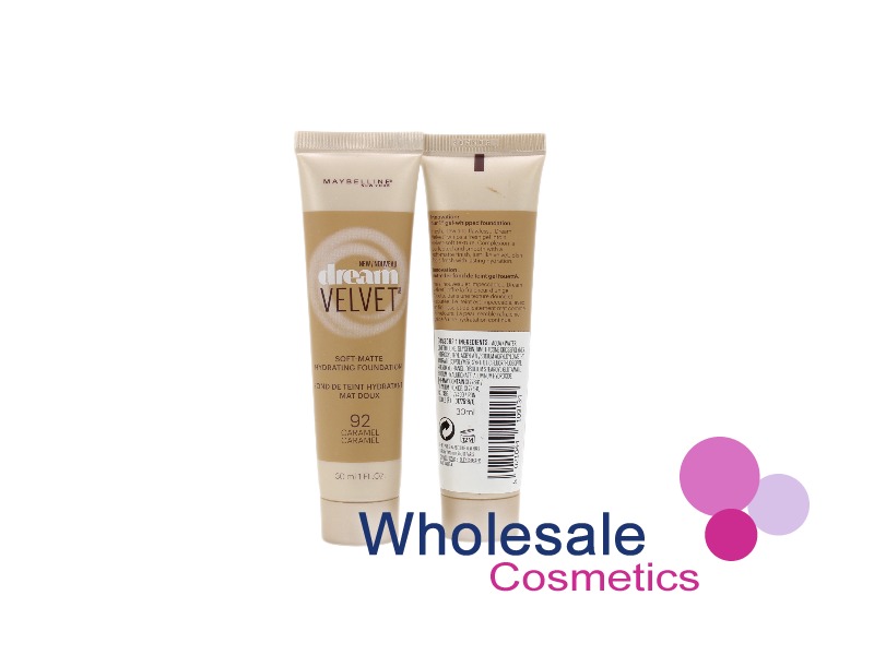 6 x Maybelline Dream Velvet Foundation - 92 CARAMEL