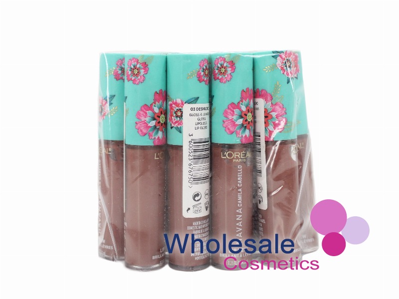 9 x L'Oreal Havana Paris Camila Cabello Lip Gloss - 03 DESNUDO