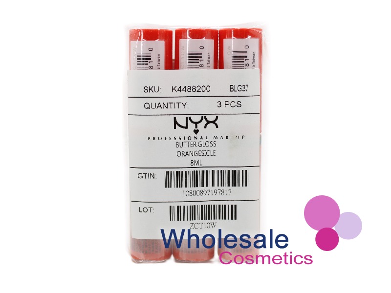 9 x NYX Professional Makeup Butter Gloss - 37 ORANGESICLE