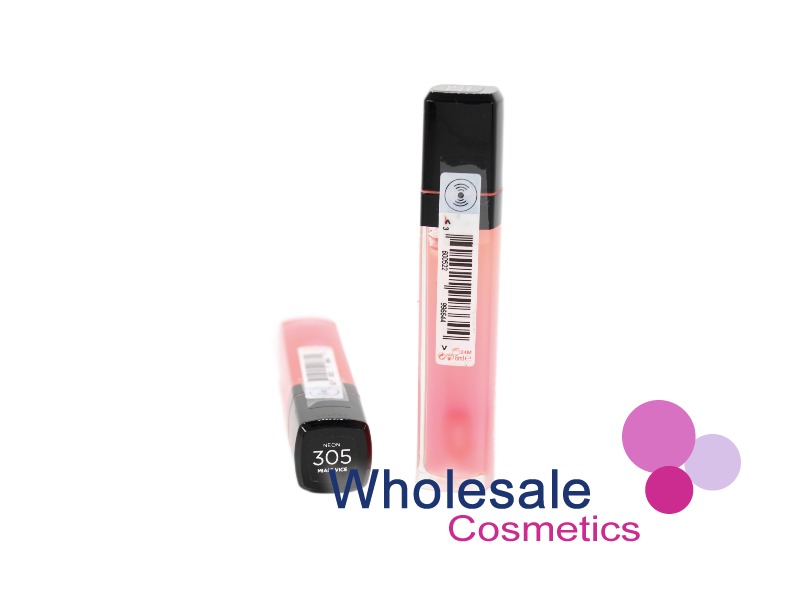 7 x L'Oreal Infallible Mega Neon Lip Gloss - 305 MIAMI VICE