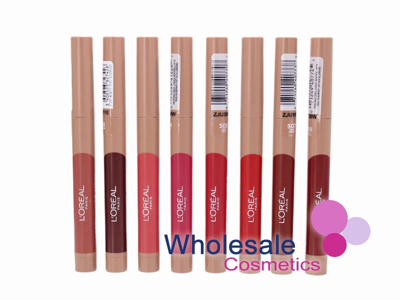 18 x L'Oreal Paris Infallible Matte Lip Crayon - ASSORTED