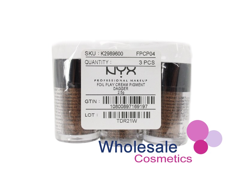 9 x NYX Professional Makeup Foil Play Cream Pigments - 04 DAGGER