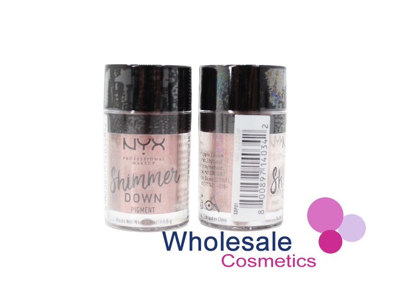 9 x NYX Professional Makeup Shimmer Down Pigments - 01 MAUVE PINK