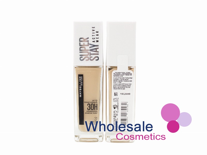 1 x Maybelline SuperStay 30Hr Full Coverage Foundation - 31 WARM NUDE