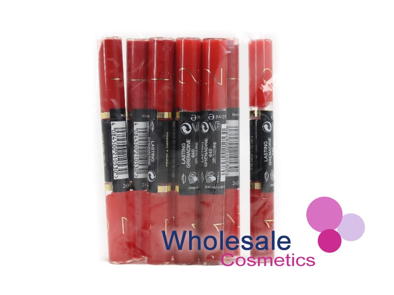 9 x Max Factor Lipfinity Colour & Gloss - 640 LASTING GRENADINE
