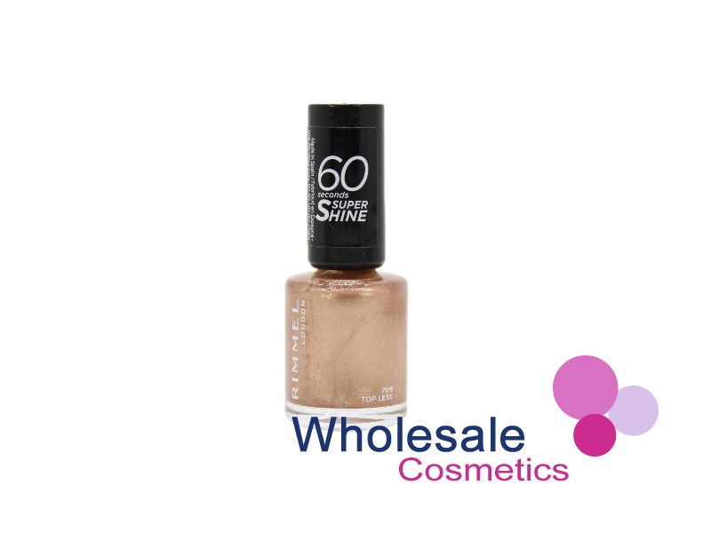 9 x Rimmel Nail Polish 60 Seconds - 709 TOP LESS