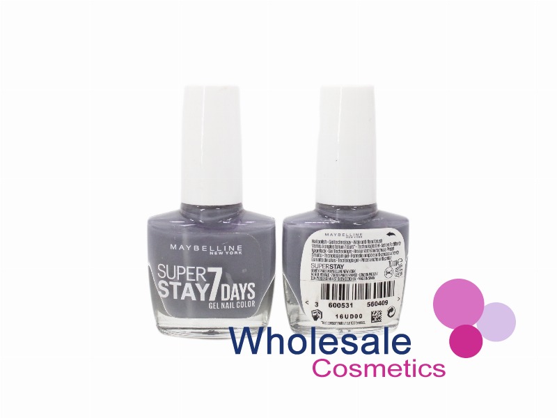 17 x Maybelline Superstay 7 Days Gel Nail Colour - 909 URBAN STEEL