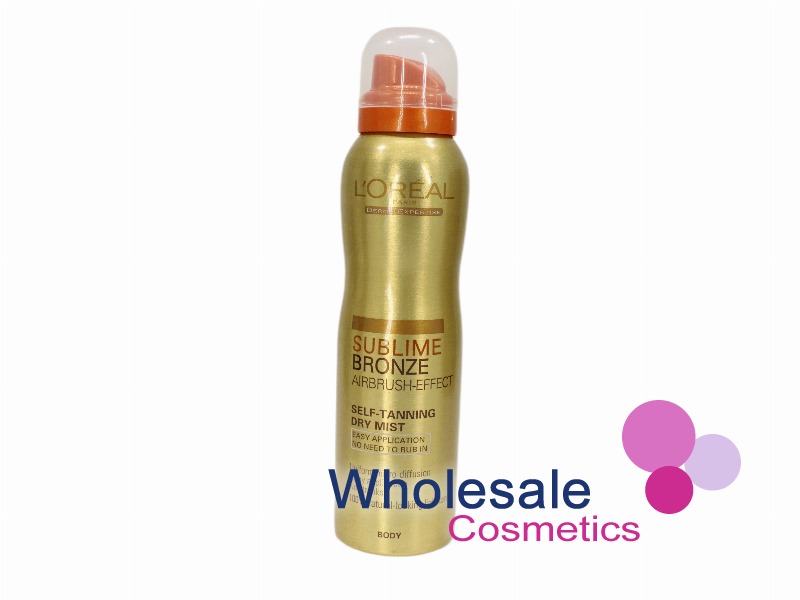 6 x L'Oreal Sublime Bronze Self-Tanning Dry Mist - LIGHT TAN