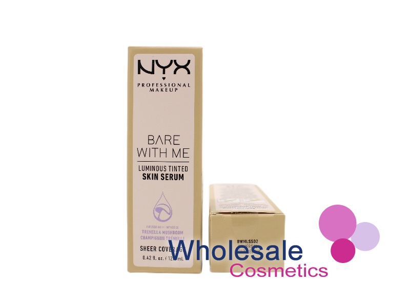 6 x NYX Professional Makeup Bare With Me Luminous Tinted Skin Serum - LIGHT MEDIUM
