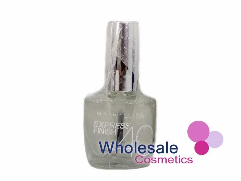 7 x Maybelline Express Finish 40 Seconds Nail Polish - 01 TRANSPARENT