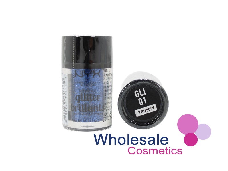9 x NYX Professional Makeup Face & Body Glitter - BLUE