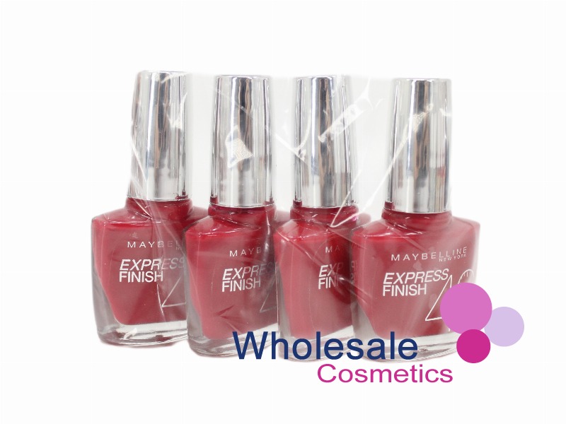 9 x Maybelline Express Finish 40 Seconds Nail Polish - 505 CHERRY