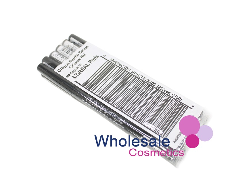 12 x L'Oreal Studio Secrets High Definition Eye Liners - 390 GREEN EYES BLACK