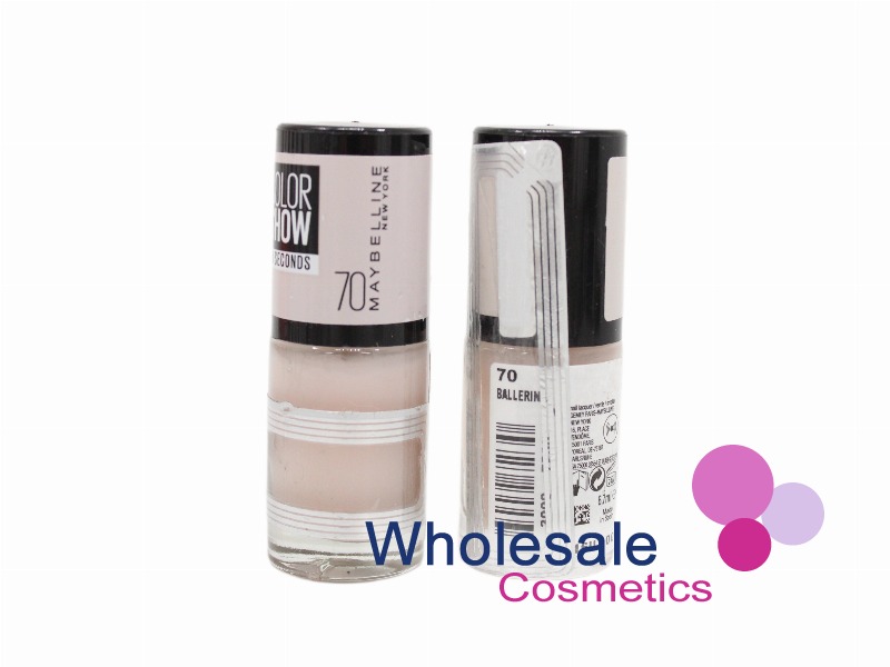 8 x Maybelline Colorshow 60 Seconds Nail Polish - 70 BALLERINA