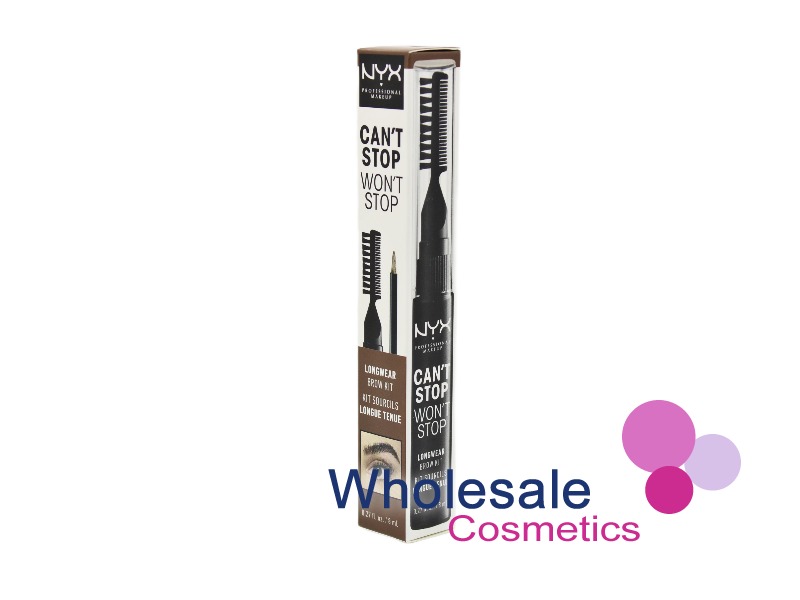 6 x NYX Can't Stop Won't Stop Longwear Brow Kit - 07 ESPRESSO