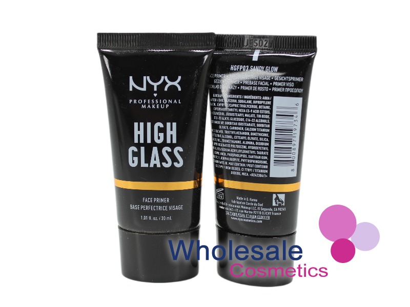 6 x NYX High Glass Face Primer - SANDY GLOW