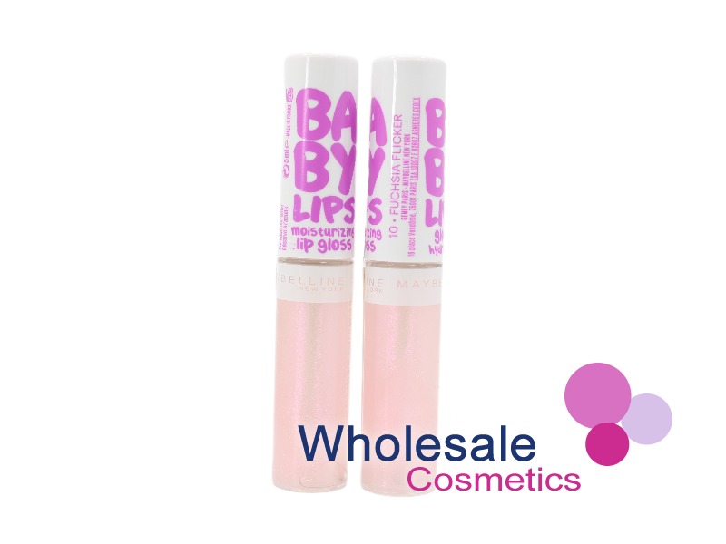 1 x Maybelline Baby Lip Moisturising Gloss - 10 FUCHSIA FLICKER