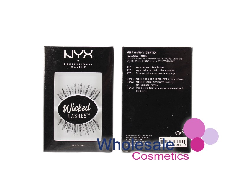 9 x NYX Professional Makeup Wicked Lashes - WL05 CORRUPT