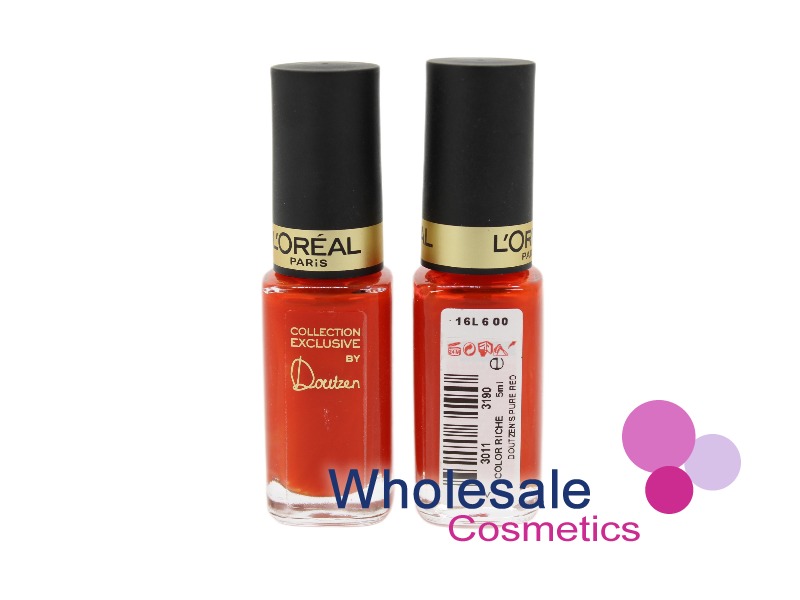 12 x L'Oreal Color Riche Nail Polish - DOUTZEN PURE RED