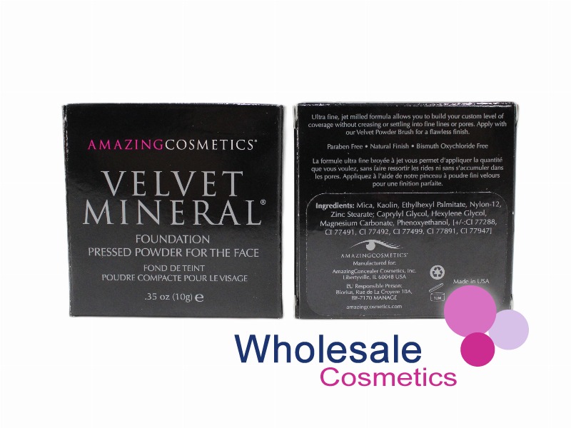 10 x Amazing Cosmetics Velvet Mineral Foundation - MEDIUM GOLDEN