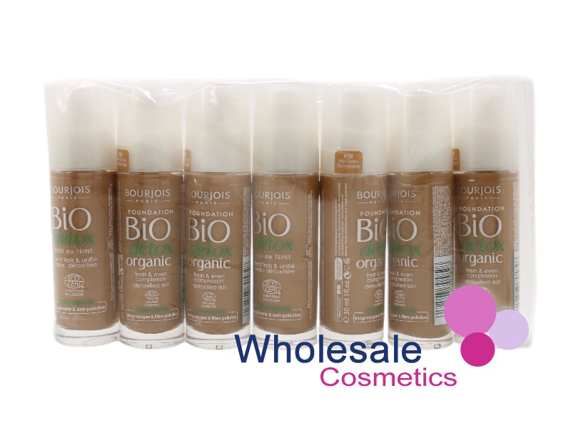 7 x Bourjois Bio Detox Organic Foundation - 58 DARK BRONZE