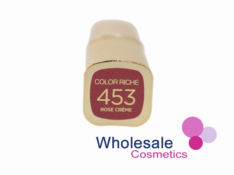 6 x L'Oreal Color Riche Lipsticks - 453 ROSE CREME