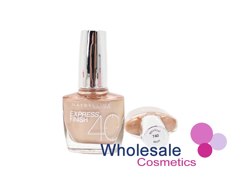 6 x Maybelline Express Finish 40 Seconds Nail Polish - 740 BRASSY