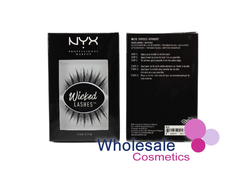 8 x NYX Professional Makeup Wicked Lashes - WL15 EXPOSED