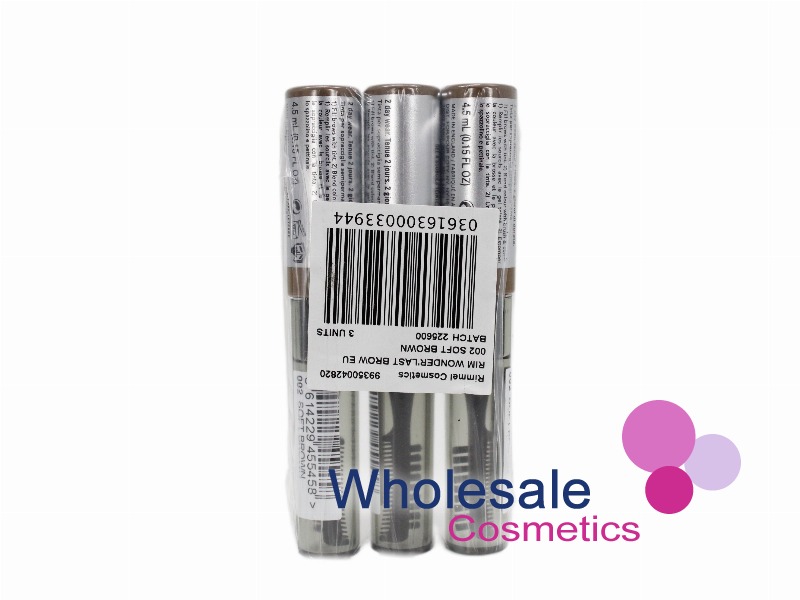 9 x Rimmel Wonder'Last Brow Tint For Days - 002 SOFT BROWN