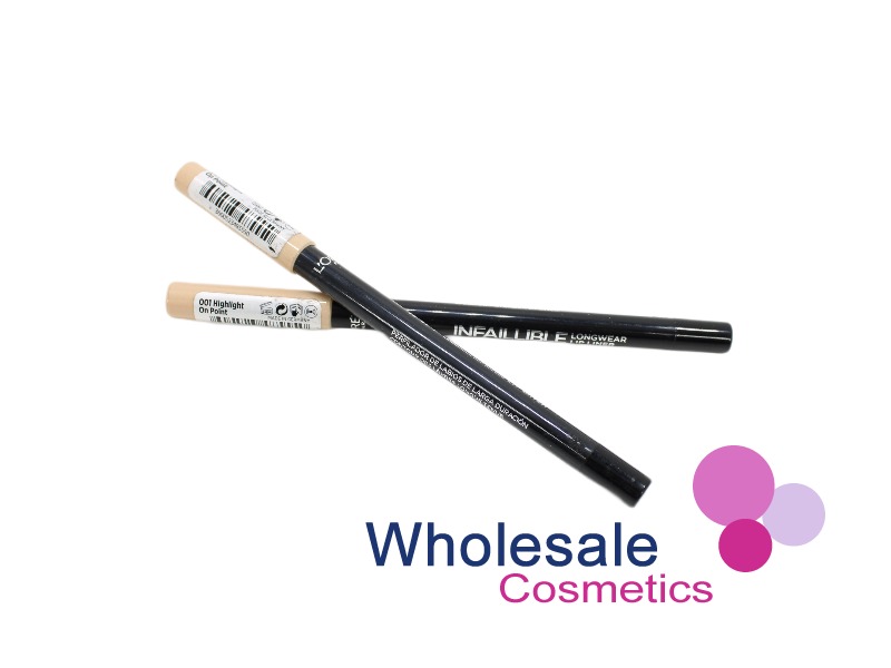 12 x L'Oreal infallible Longwear Lip Liner - 001 HIGHLIGHT ON POINT