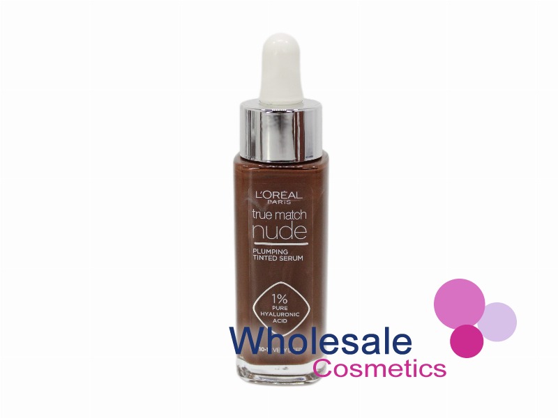 6 x L'Oreal Paris True Match Nude Tinted Plumping Serum - 10-12 VERY DEEP