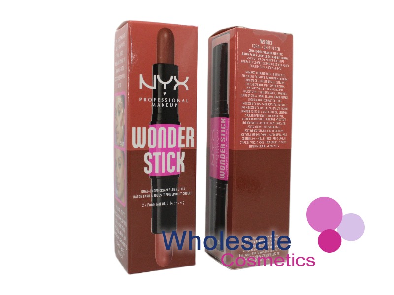 6 x NYX Professional Makeup Wonder Stick Blush - 03 CORAL + DEEP PEACH