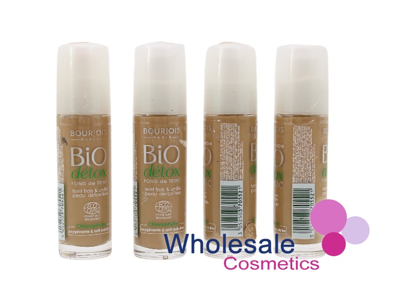 5 x Bourjois Bio Detox Organic Foundation - 55 DARK BEIGE
