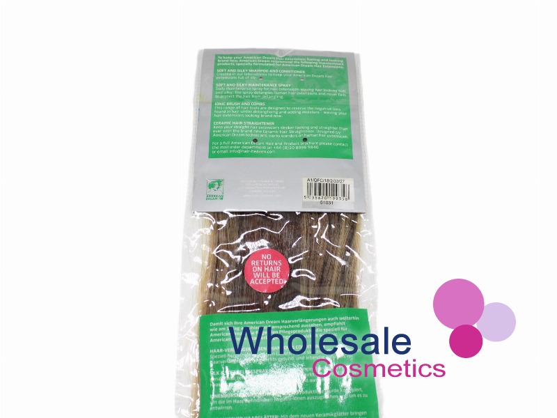 8 x American Dream Human Hair Extensions - 2/33/27