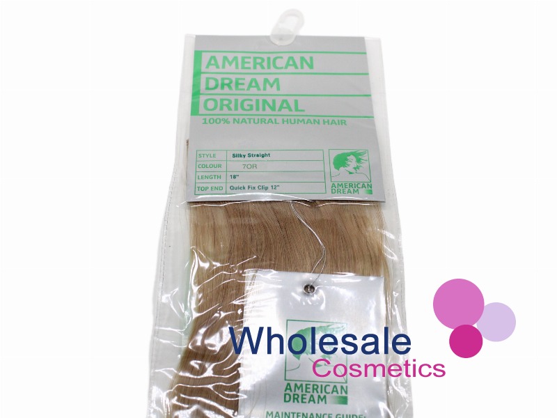 10 x American Dream Human Hair Extensions - 7OR