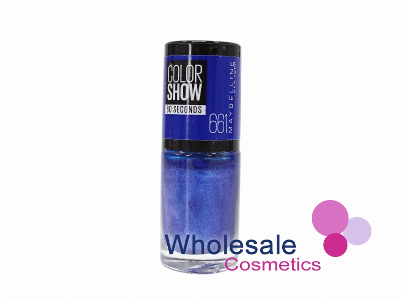 8 x Maybelline Colorshow 60 Seconds Nail Polish NO BARCODE - 661 OCEAN BLUE