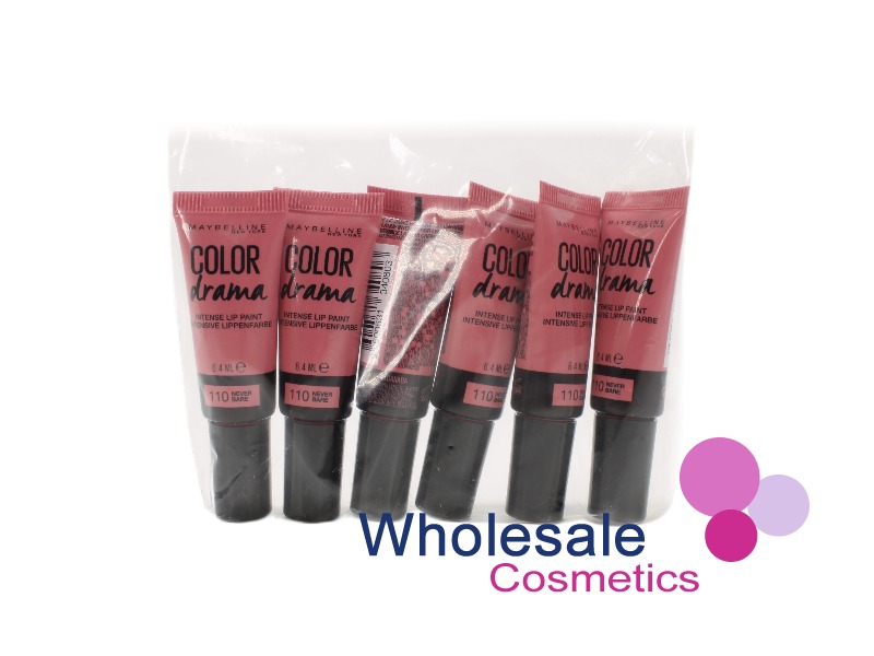9 x Maybelline Color Drama Intense Lip Paint - 110 NEVER BARE