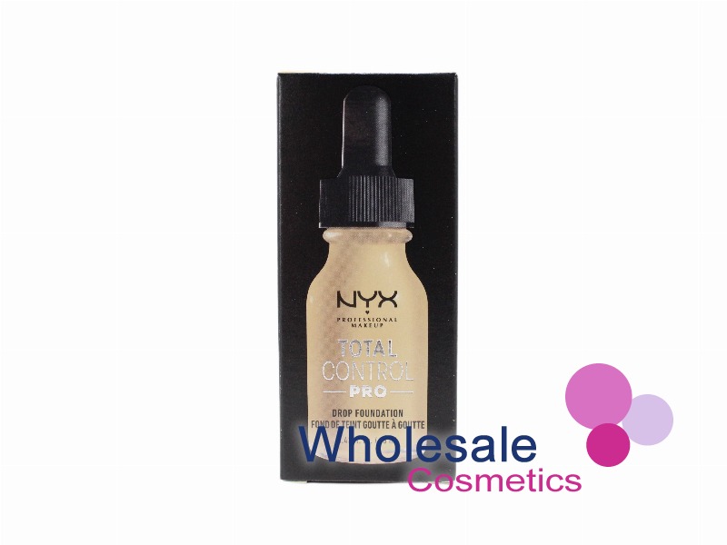 6 x NYX Total Control Drop Pro Foundation - 6.5 NUDE