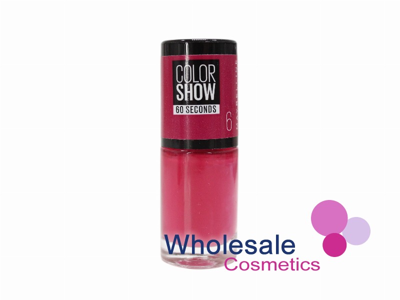 8 x Maybelline Colorshow 60 Seconds Nail Polish - 6 BUBBLICIOUS