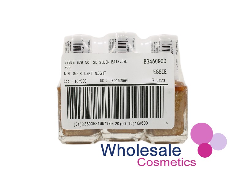 6 x Essie Nail Polish - 878 NOT SO SILENT NIGHT