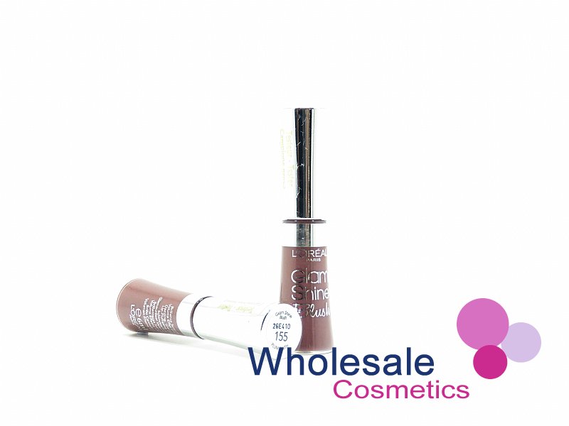 12 x L'Oreal Glam Shine Lip Gloss TESTER STOCK - 155 PLUM BLUSH